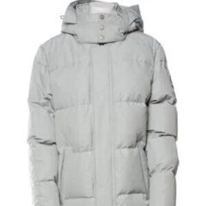 Moose Knuckles Down NWT Men’s Size L light gray color